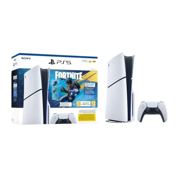 Sony PlayStation 5 Slim Disc Fortnite paket, 1 TB
