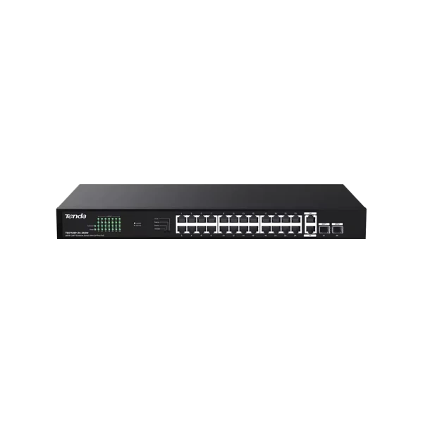Tenda TEG1128P-24-250W PoE svič sa 24 Gigabit porta i 2 SFP porta