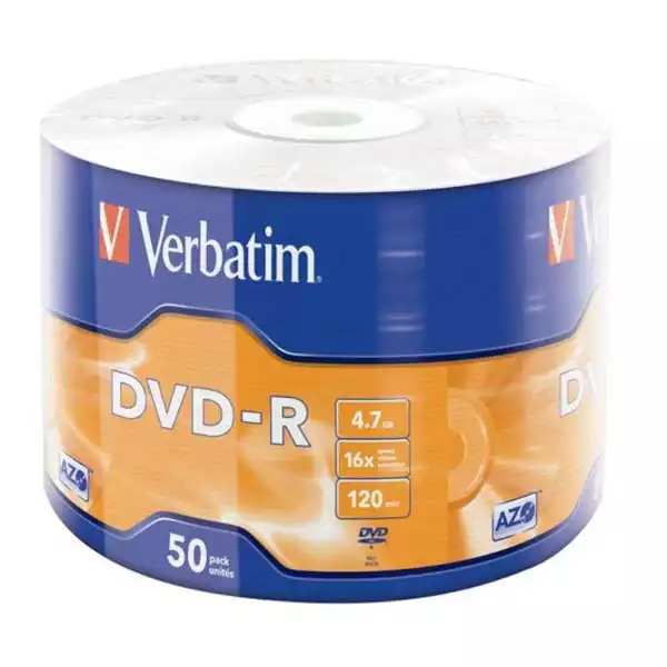 Verbatim DVD-R 4,7 GB 16×, pakovanje 50 komada