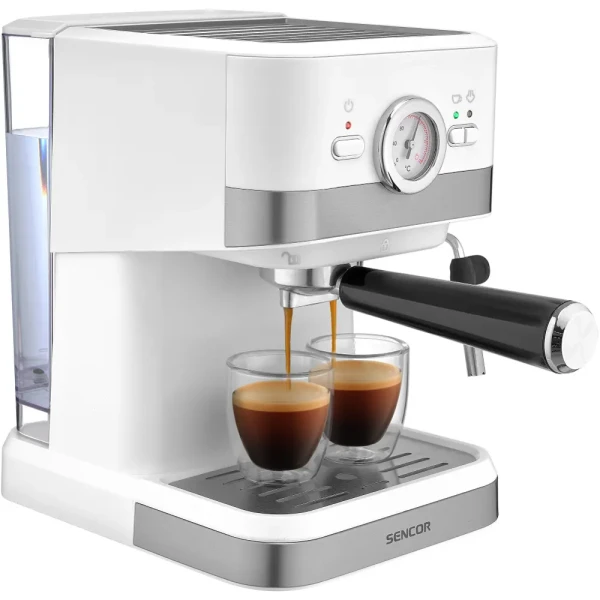 Sencor SES 1720WH espresso aparat sa mlevenom kafom, 1050 W