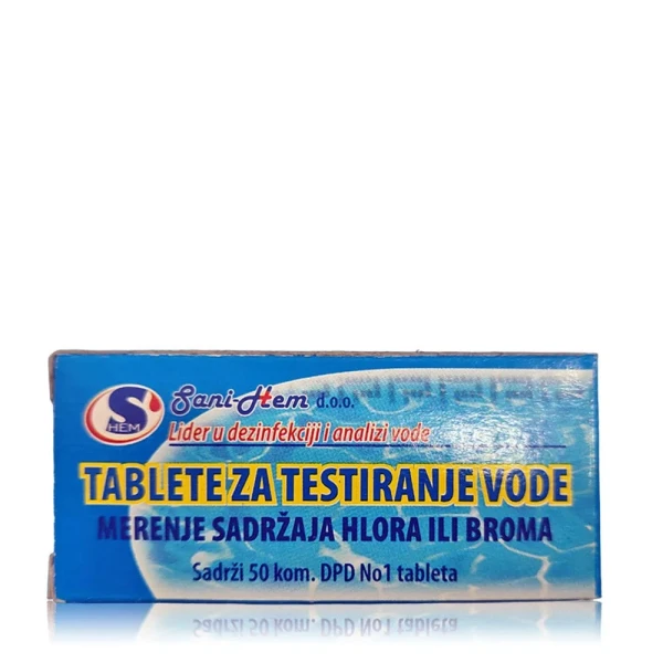 DPD tablete za bazen, pakovanje 50/1