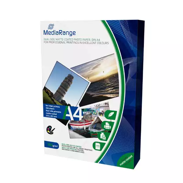 Mediarange mat foto papir 140 g/m²