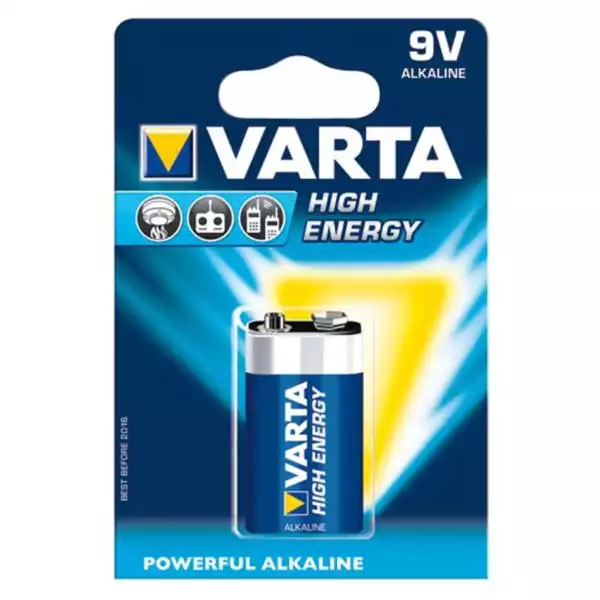 Varta 6LR61 High Energy alkalna 9 V baterija