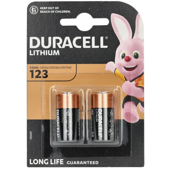 Duracell Lithium 123 / CR123A baterije, 2 kom
