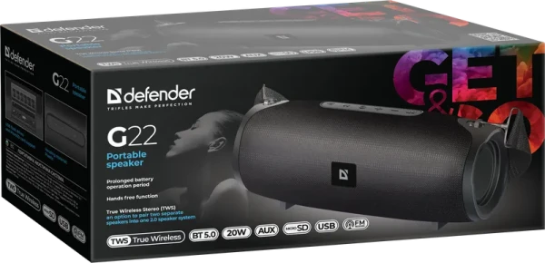 Defender G22 TWS Bluetooth zvučnik, 20 W