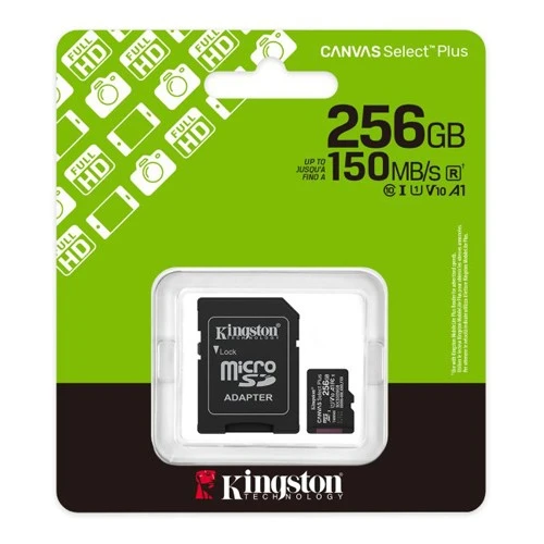 Kingston Canvas Select Plus microSD 256 GB sa SD adapterom