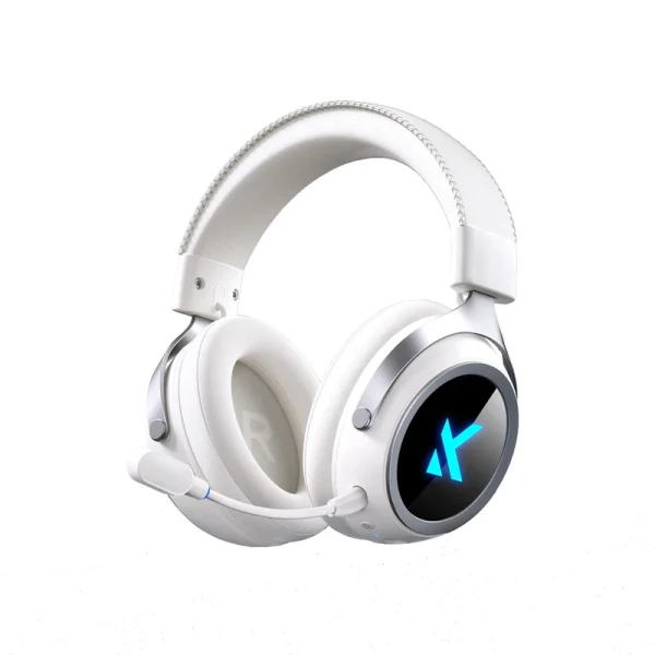 MCHOSE X9 bežične gaming slušalice 53 mm/7.1, bele