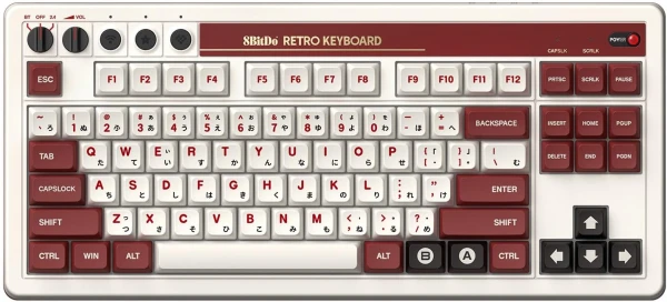 8BitDo Retro 87 mehanička tastatura Fami Edition