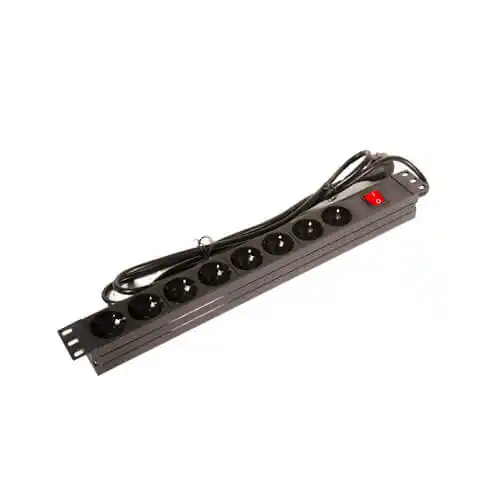 Mirsan 19″/1U PDU panel sa 8 utičnica