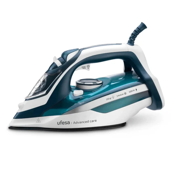 Ufesa Advance Care parna pegla 3200 W, tirkizna