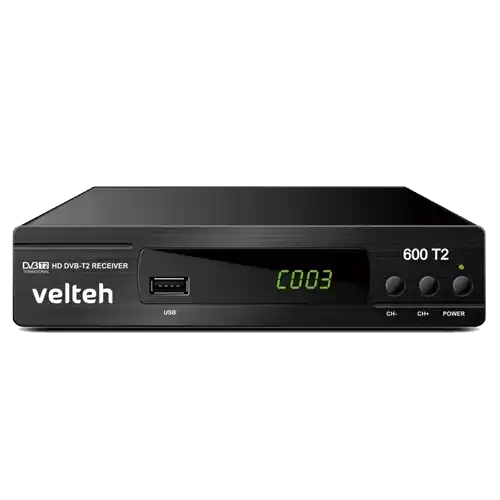 Velteh 600T2 DVB-T2 digitalni risiver sa H.264 i YouTube aplikacijom