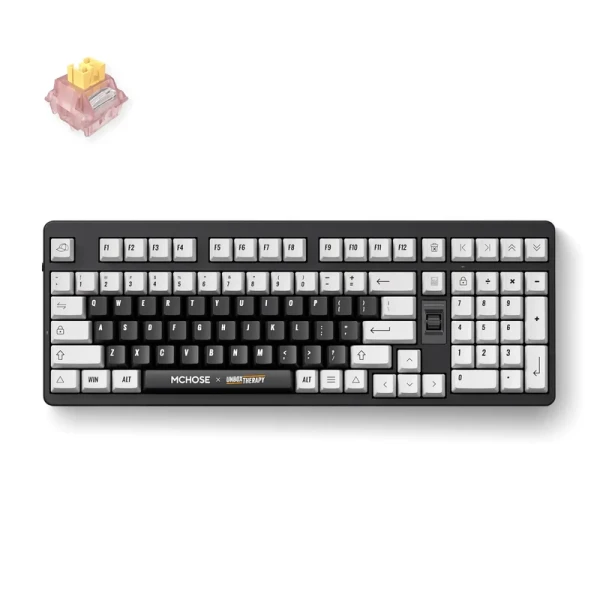 MCHOSE UT98 gejmerska tastatura, Silent Peach V3, 98%