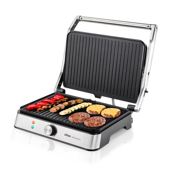Ufesa Kilimanjaro kontaktni gril 2200 W, nerđajući čelik