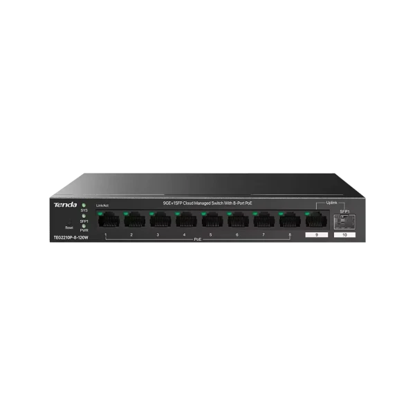 Tenda TEG2210P-8-120W 8-portni PoE svič + SFP