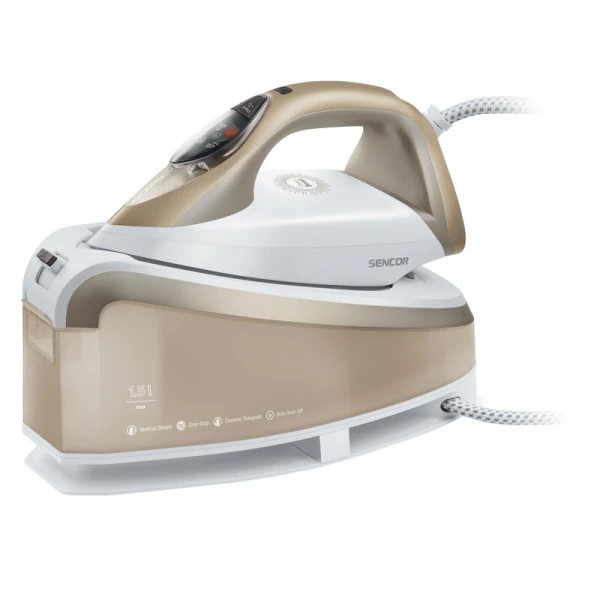 Sencor SSI 0810VT parna stanica 2400 W, zlatno-bela