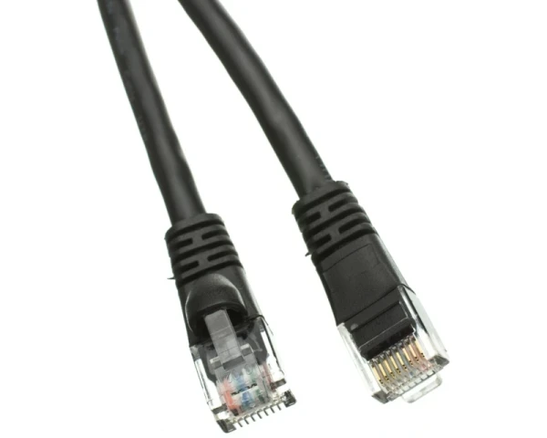 E-Green UTP patch kabl CAT5e 1 m, crni