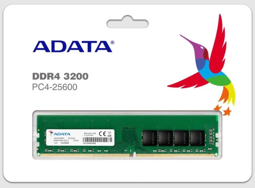 ADATA DDR4 16 GB 3200 MHz AD4U320016G22-SGN memorija