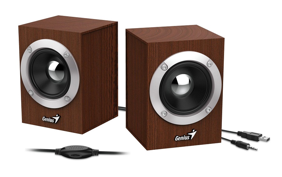 Genius SP-HF280 2.0 drveni USB stereo zvučnici, 6 W