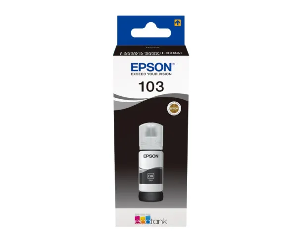 Epson 103 EcoTank C13T00S14A crno mastilo, 65 ml