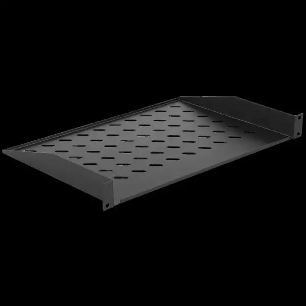 Mirsan MR.RAK1U40.01 fiksna rack polica 19″/1U, 400 mm, crna
