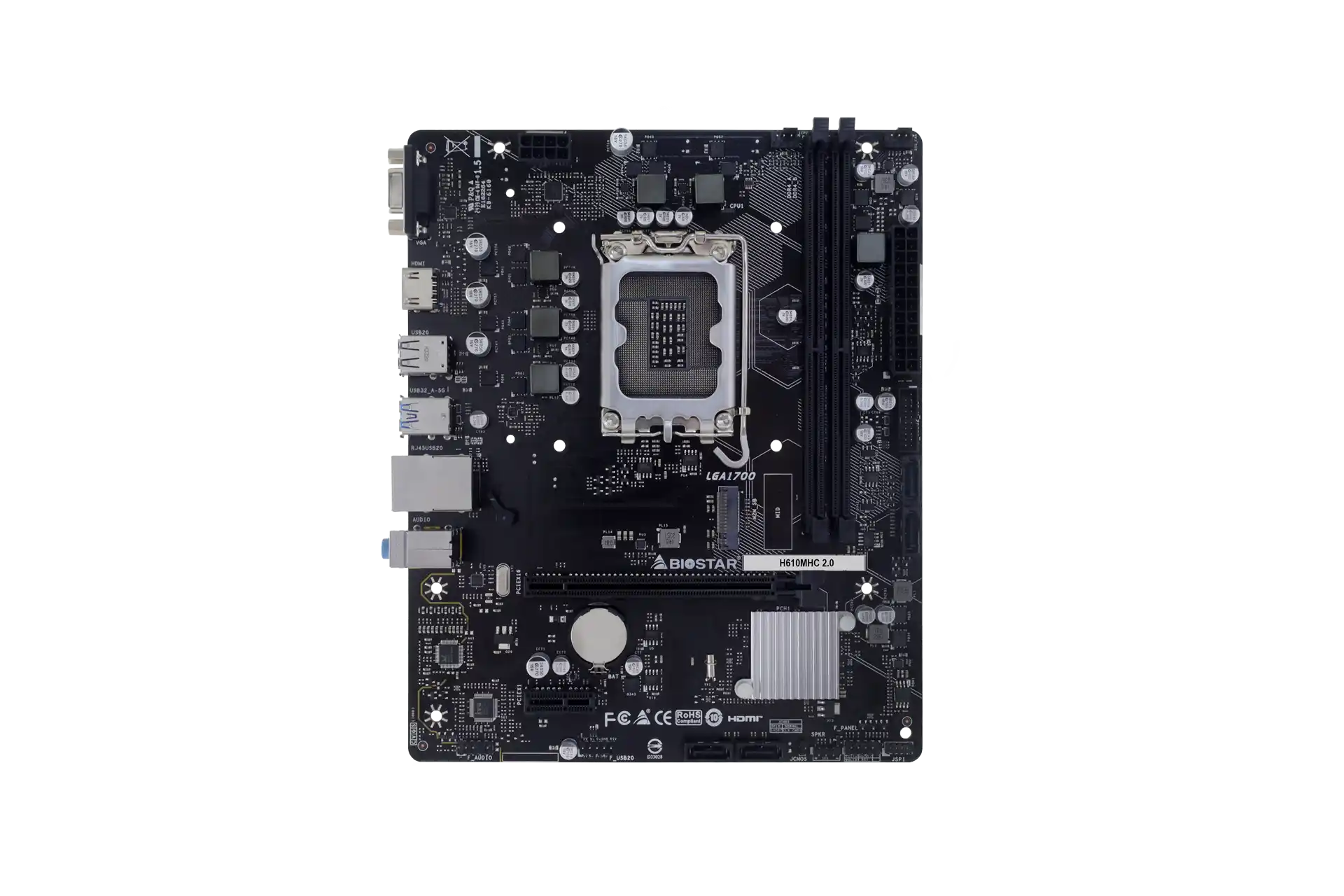 Biostar H610MHC 2.0 LGA1700 microATX matična ploča