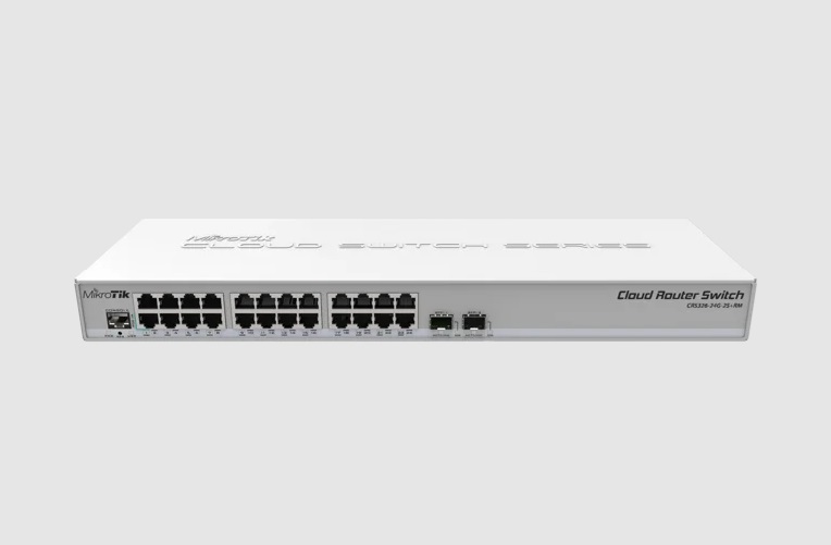 MikroTik CRS326-24G-2S+RM upravljivi 24-portni Gigabit svič