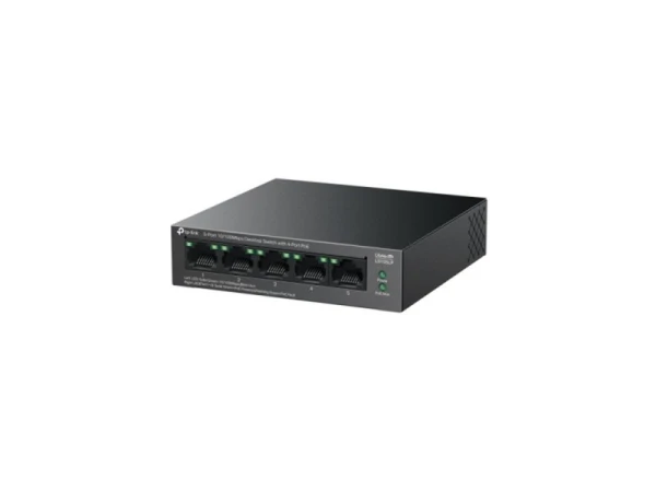 TP-Link LS105LP 5-portni 10/100 PoE svič, metalni