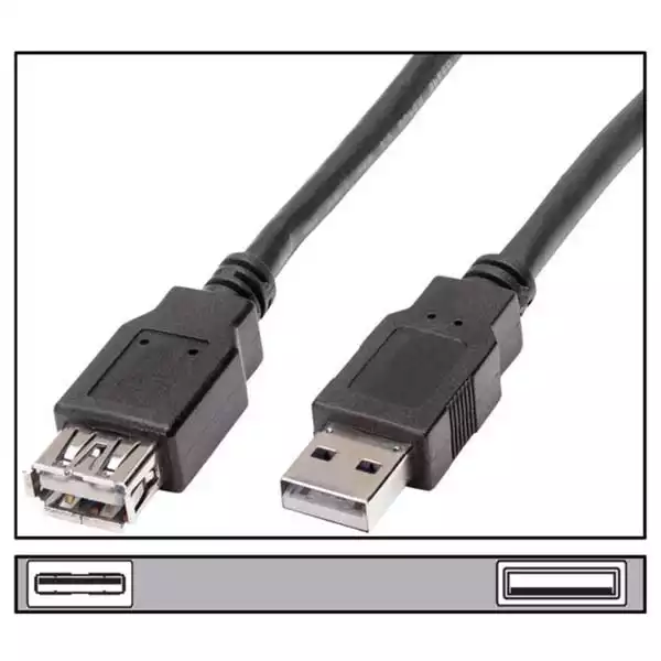 USB A-M na A-F produžni kabl, 5 m