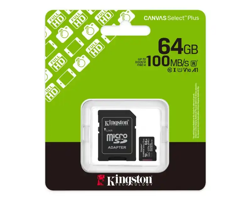 Kingston Canvas Select Plus microSDXC 64 GB sa SD adapterom