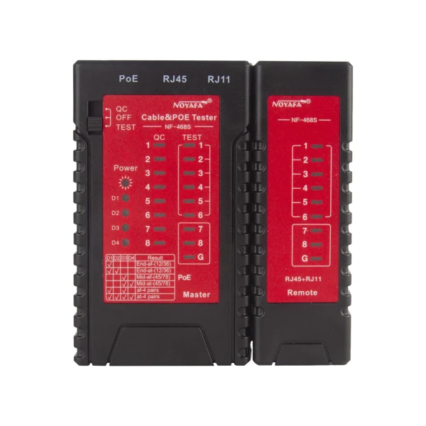 Noyafa NF-468S tester RJ45/RJ11/PoE kablova