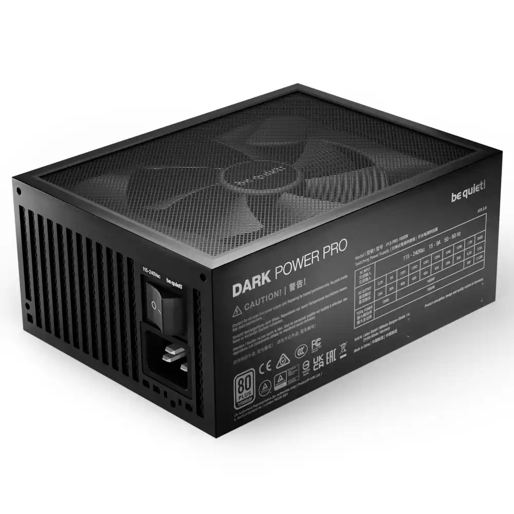 be quiet! Dark Power Pro 13 BN332 1600 W Titanium modularno napajanje