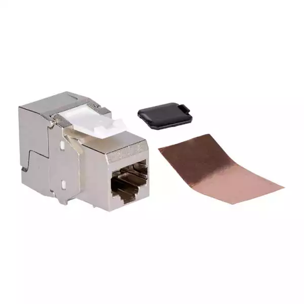 Schrack HSEMRJ6GWT Cat 6A 10G STP RJ-45 modul