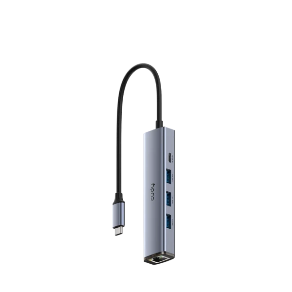 Cudy UH605 USB-C hub sa 3× USB 3.0 i RJ45