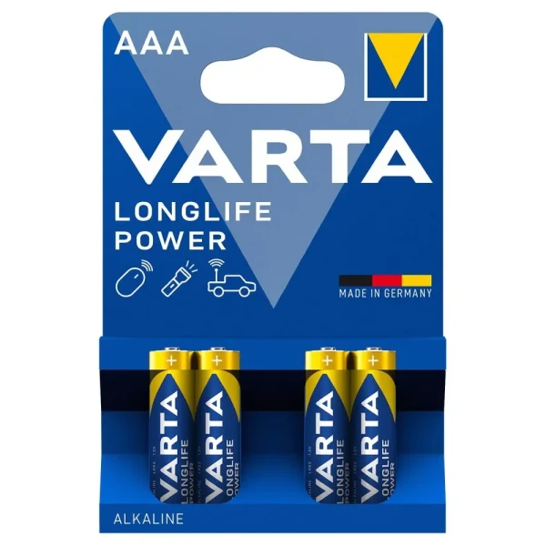 Varta LR3 High Energy AAA alkalne baterije, 4 komada