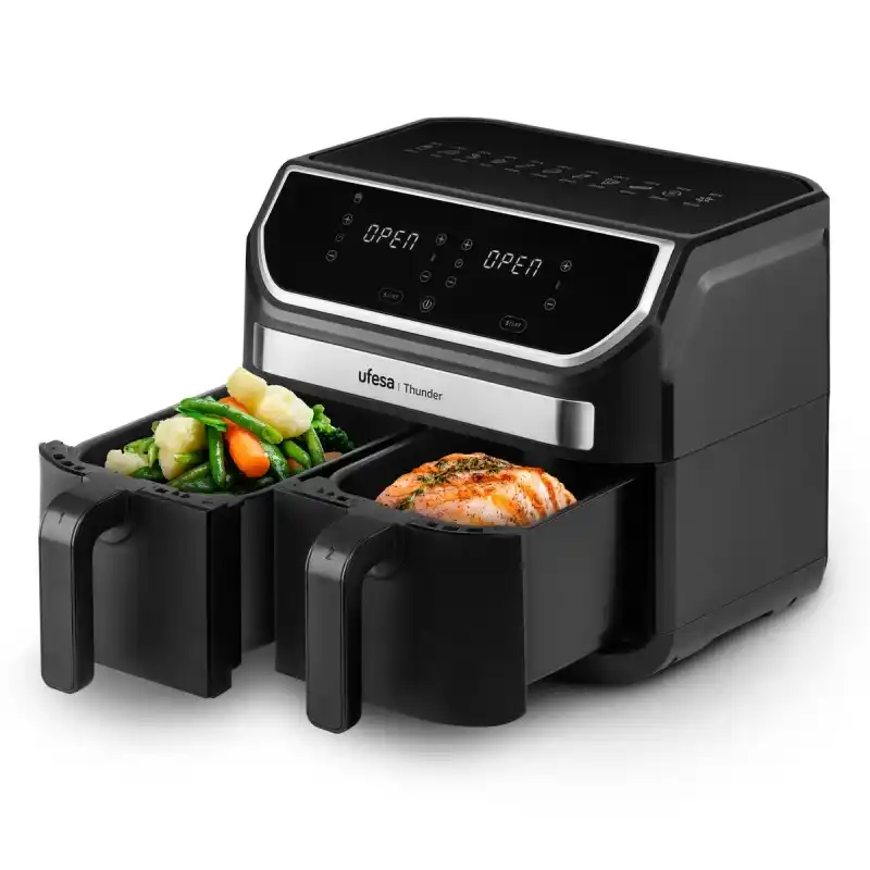 Ufesa Thunder AirFryer sa dve posude 9 l, 11 programa