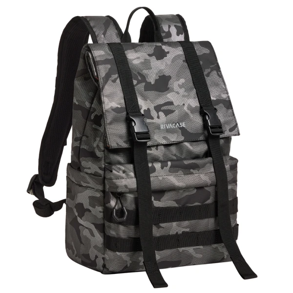 Rivacase Sherwood Roltop 7621 ranac za laptop 15,6″, sivi kamuflažni