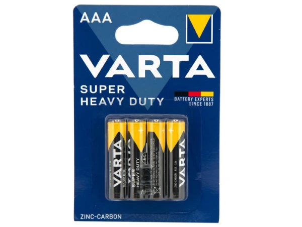 Varta LR3 Superlife AAA cink-ugljenične baterije, 4 komada