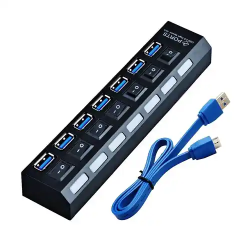 Kettz KT-HUSB.74 USB 3.0 hub sa 7 portova