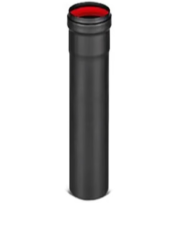 Alfa Plam crna dimna cev Fi 80, 250 mm