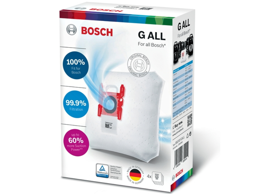 Bosch BBZ41FGALL PowerProtect Type G ALL kese za usisivač, 4 komada