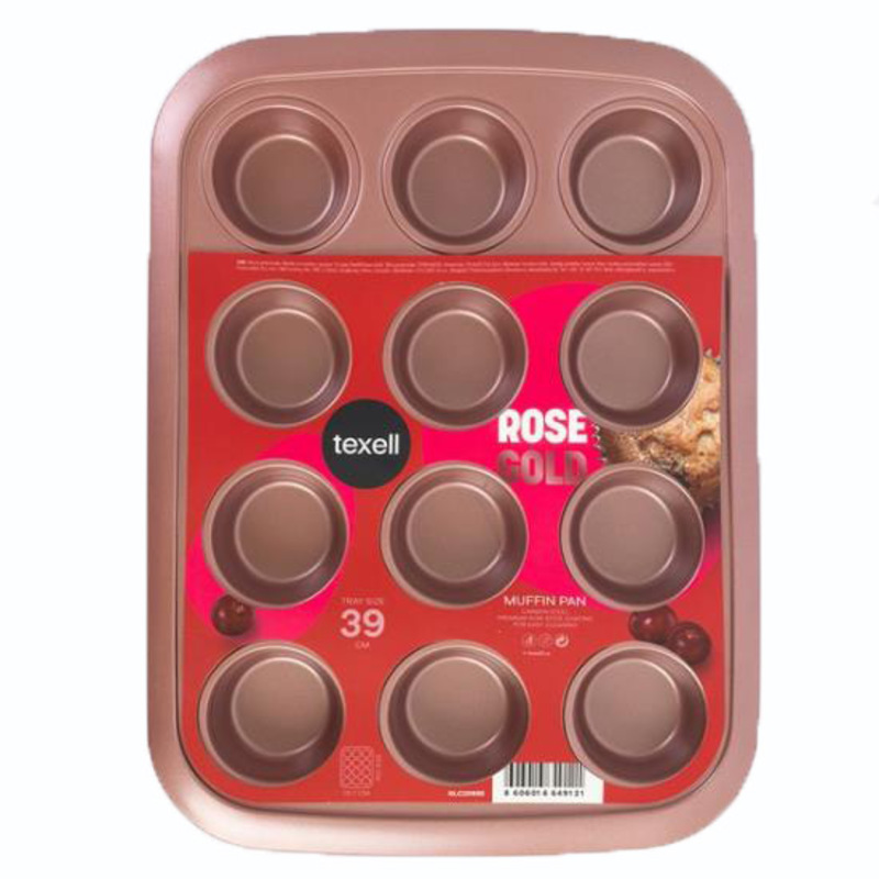Texell Rose Gold TPRG-M320 modla za mafine i projice 12 rupa