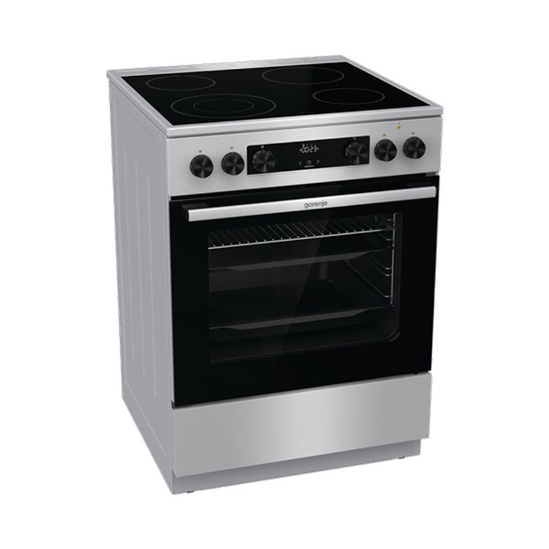 Gorenje GECS6C70XC električni šporet inox 71 l
