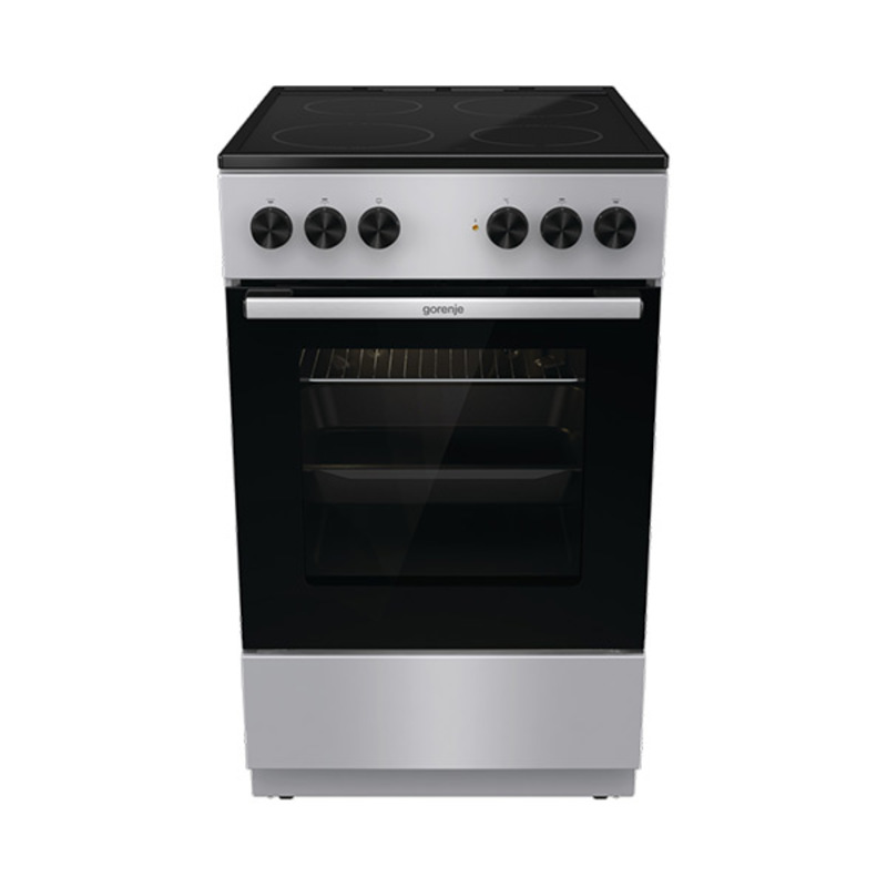 Gorenje GEC5A11SG električni šporet sivi 68 l