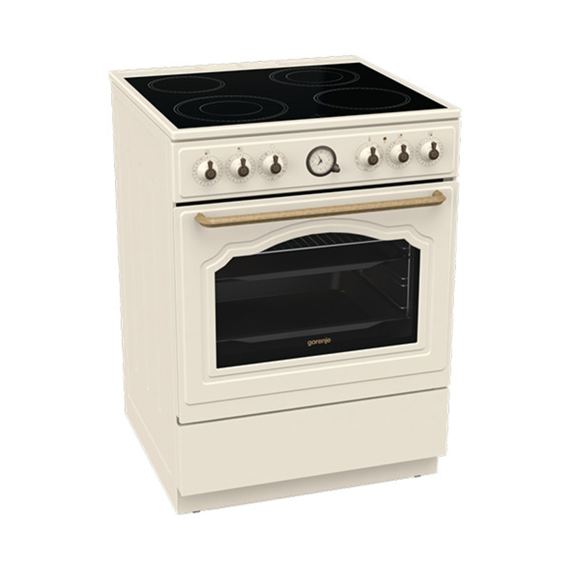 Gorenje GECS6B70CLI električni šporet bež 71 l