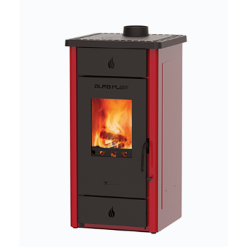 Alfa Plam Elita III ECO peć na čvrsto gorivo crvena 8 kW
