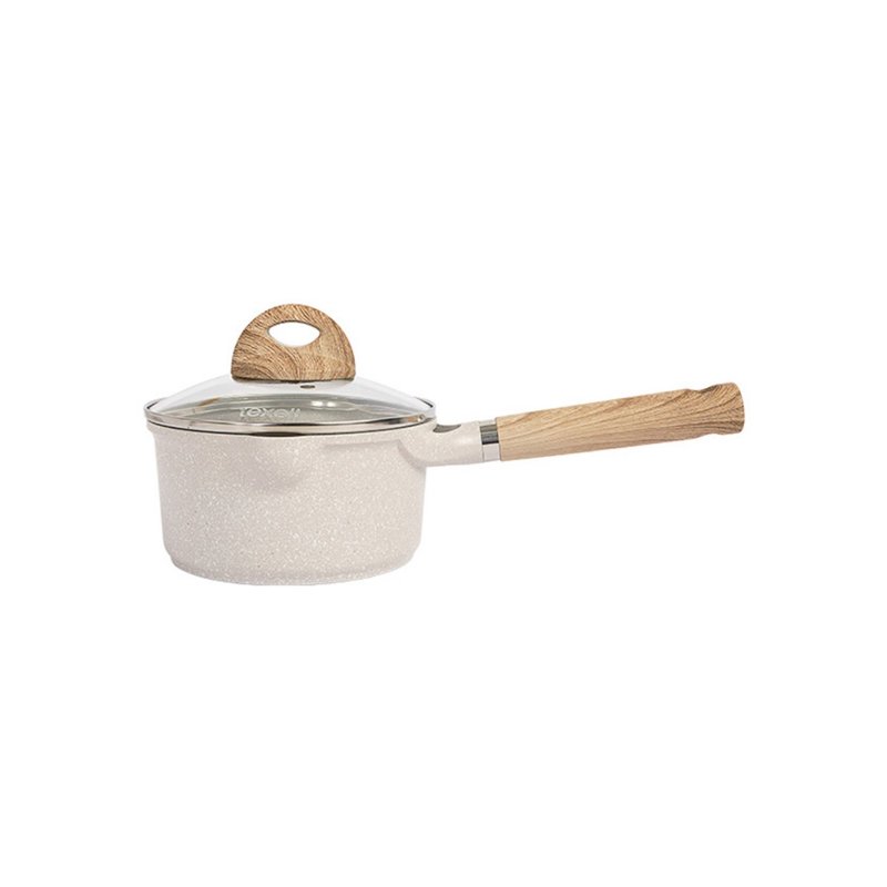 Texell TPCM-SP372 krem šerpica sa staklenim poklopcem, 1,5 l