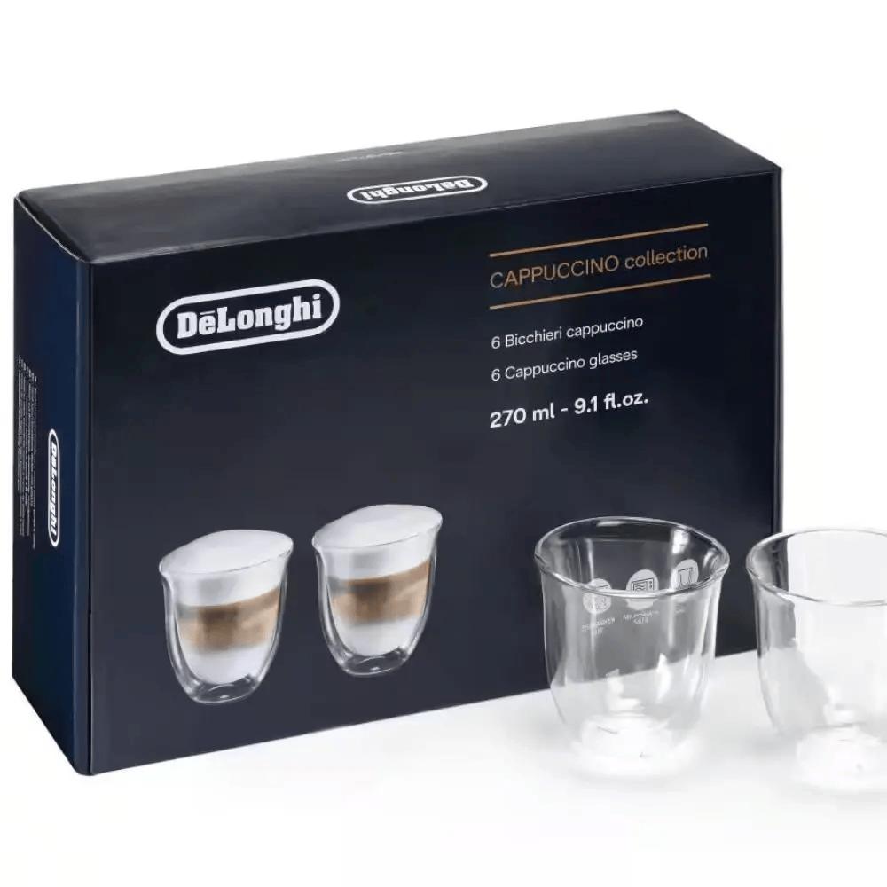 DeLonghi DLSC301 set od 6 dvostrukih čaša za cappuccino 270 ml