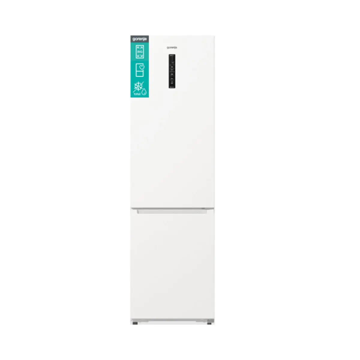 Gorenje kombinovani frižider NRB620E61W4WFE, Total NoFrost, 413 l