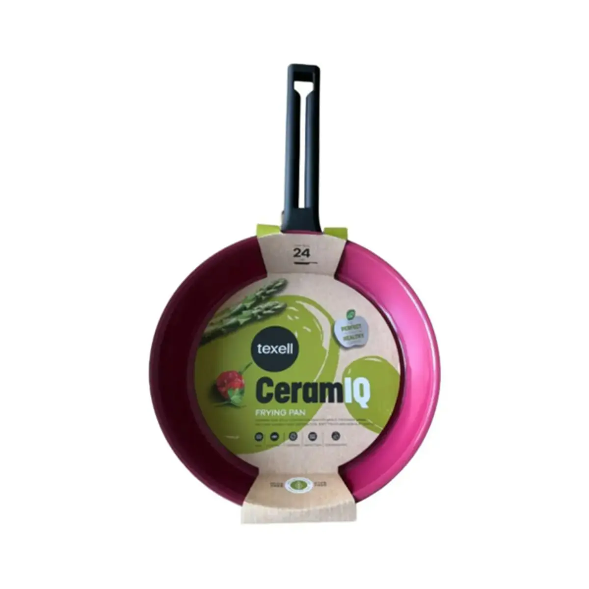 Texell CeramIQ TPCQ-D24 duboki keramički tiganj 24 cm za indukciju