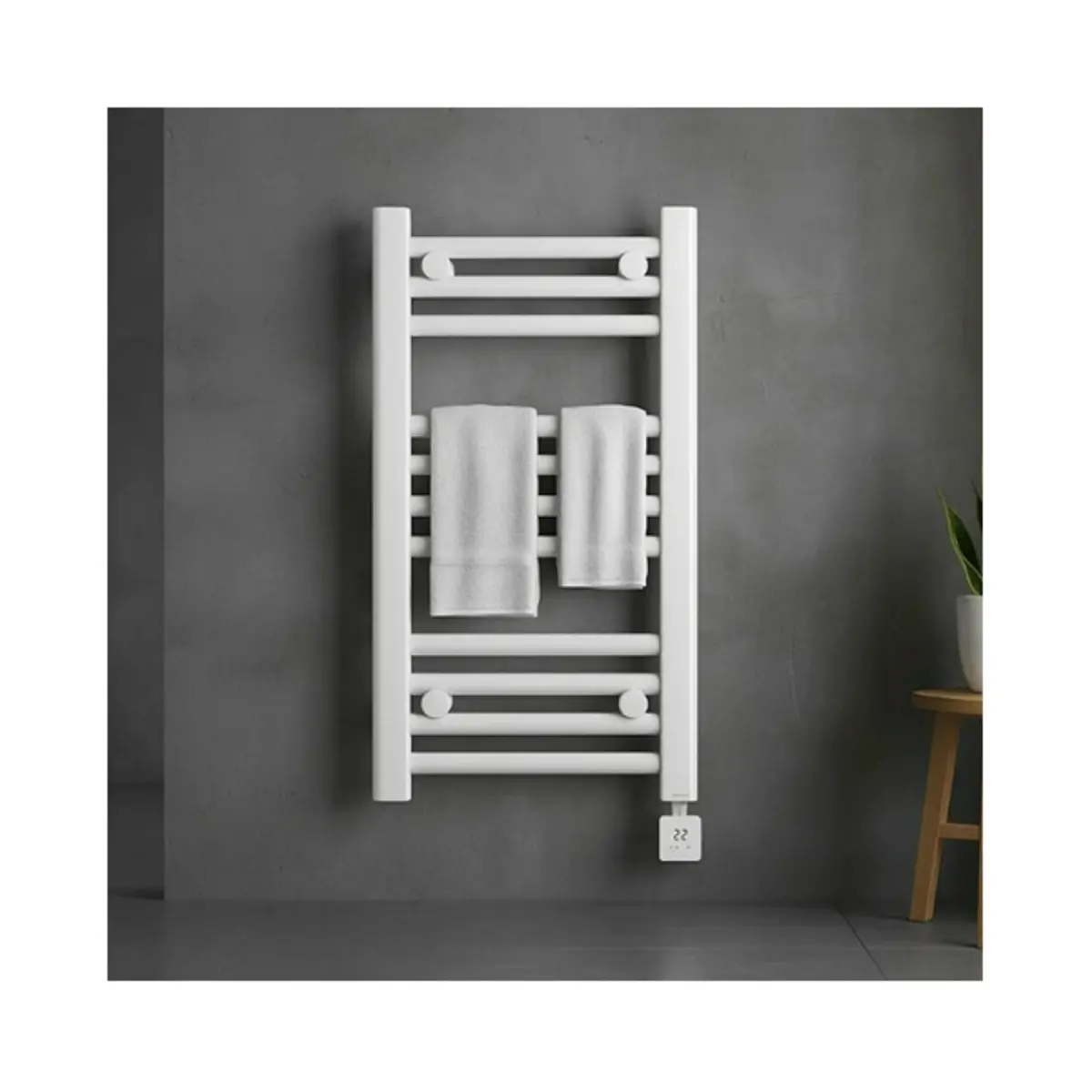 Bravus E-BRAVO 6510SQ 600 W beli radijator sušač